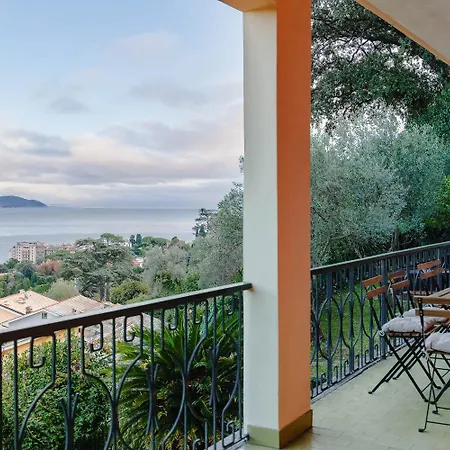 Villa Majestic With Sea View & Private Rapallo