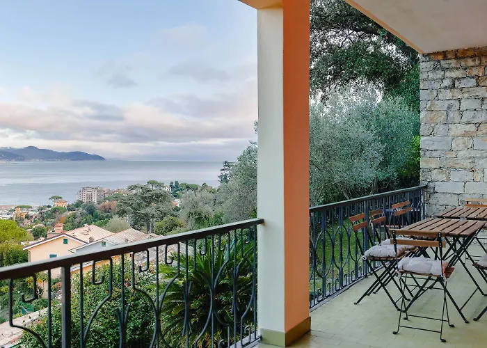 Villa Majestic With Sea View & Private Rapallo